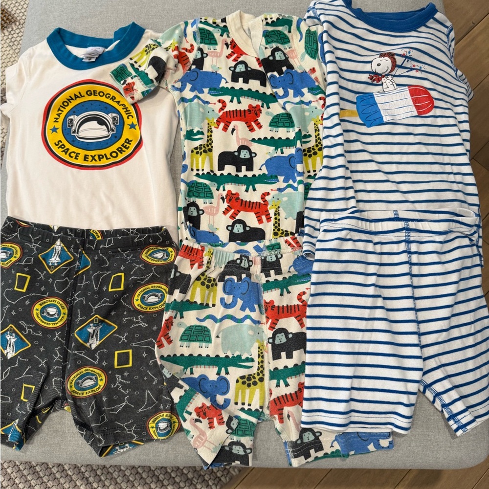 Hanna Andersson Kids Pajama Set 3 Pairs